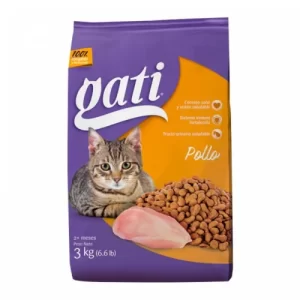Alimento para gatos Gati sabor Pollo 1Lb